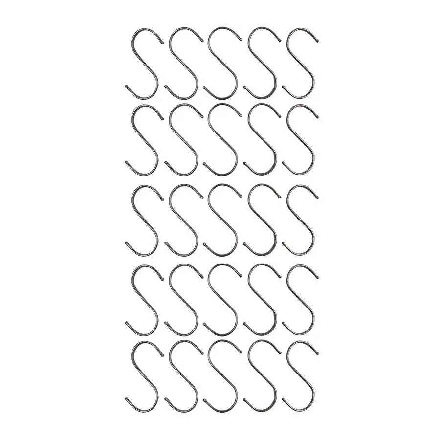 Stainless Steel Hanging S Hooks 12cm X 6cm 25 Pieces