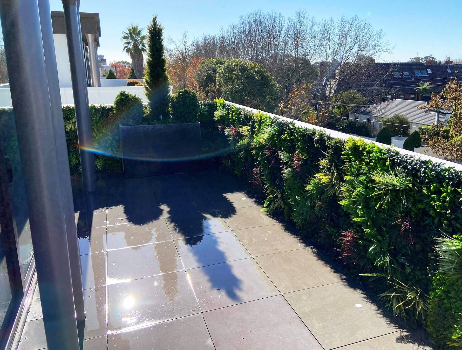 Urban Greenery Artificial Vertical Garden / Fake Green Wall 1m x 1m UV Resistant - Designer Vertical Gardens artificial garden wall plants artificial green wall australia