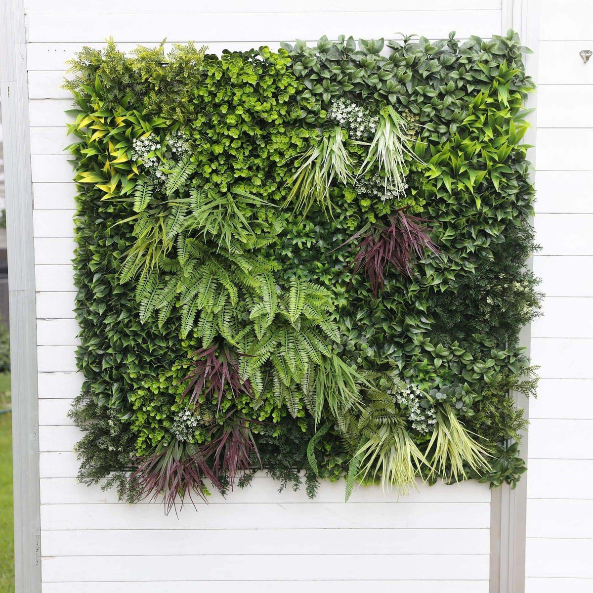Urban Greenery Artificial Vertical Garden / Fake Green Wall 1m x 1m UV Resistant - Designer Vertical Gardens artificial garden wall plants artificial green wall australia
