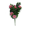 UV Pink Rose Bunch - 45cm