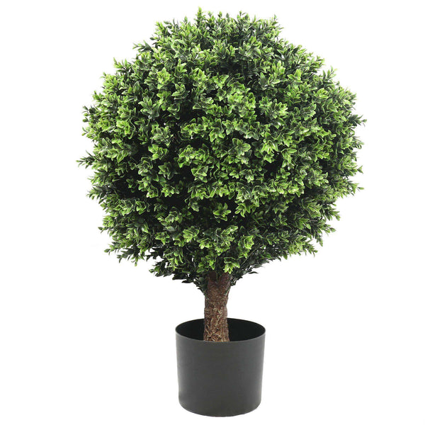 76cm UV Resistant Artificial Topiary Shrub | Compact Faux Hedyotis for Outdoor & Indoor - image 1