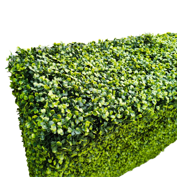 Portable Light Boxwood Hedge 1m x 1m - UVTEX Certified UV Resistant accent