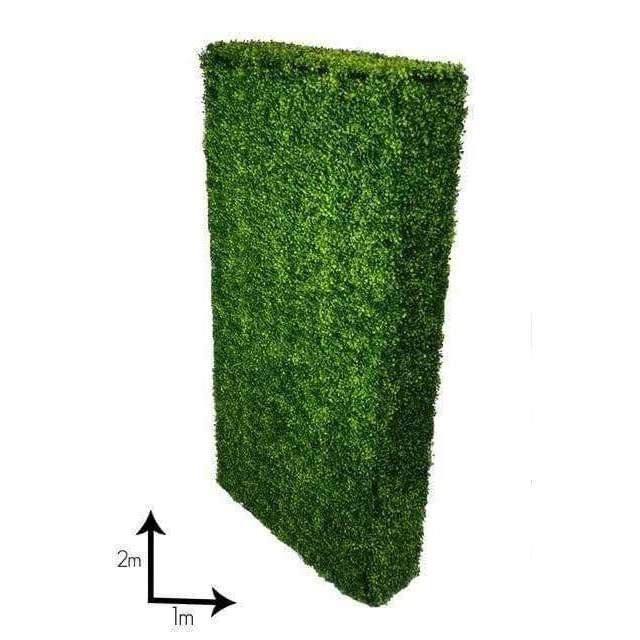 Portable Mixed Boxwood Hedge 2m x 1m - UVTEX Certified UV Resistant