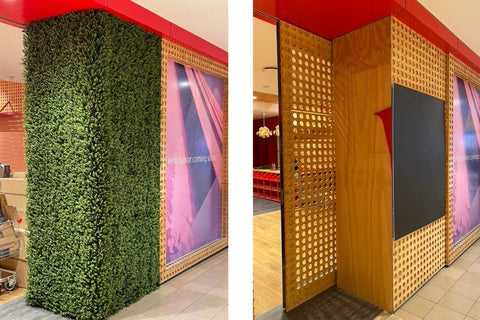 UV Resistant Premium Natural Buxus Artificial Hedge Panel - SAMPLE