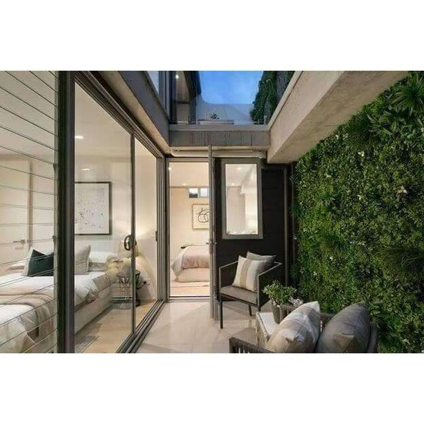 White Lily Artificial Green Wall 1m x 1m - UV Certified — gallery image 8