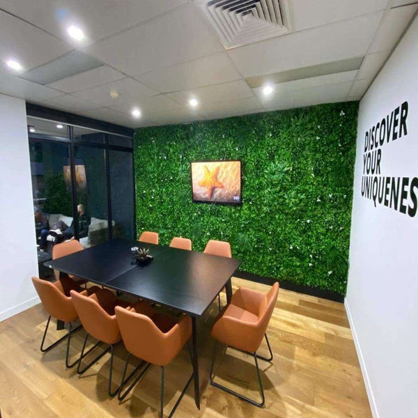 White Lily Artificial Green Wall 1m x 1m - UV Certified - image 16