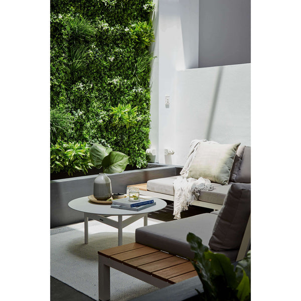 White Lily Artificial Green Wall 1m x 1m - UV Certified — gallery image 22