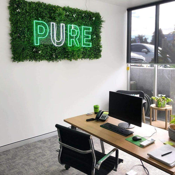 White Lily Artificial Green Wall 1m x 1m - UV Certified — gallery image 20