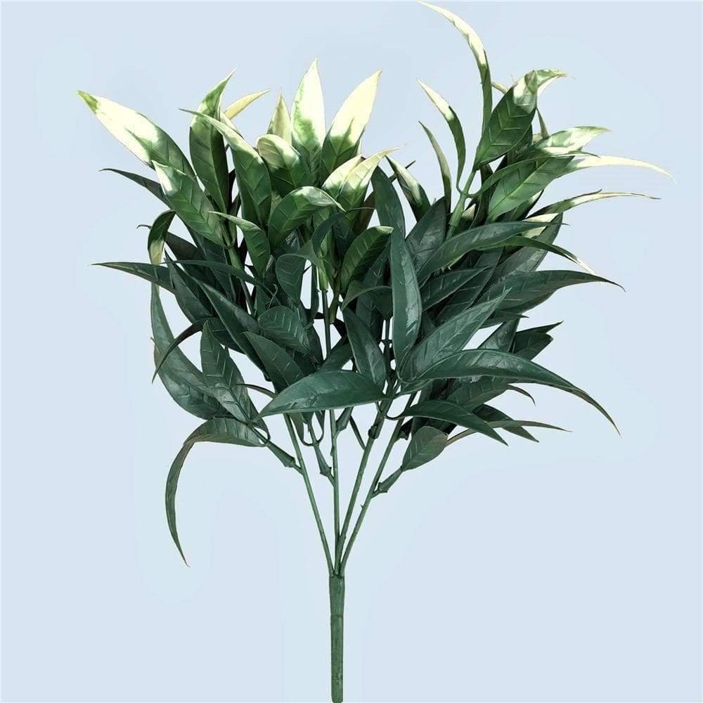 White Tipped Willow Oak Stem UV Resistant 30cm - Designer Vertical Gardens Stems / Ferns