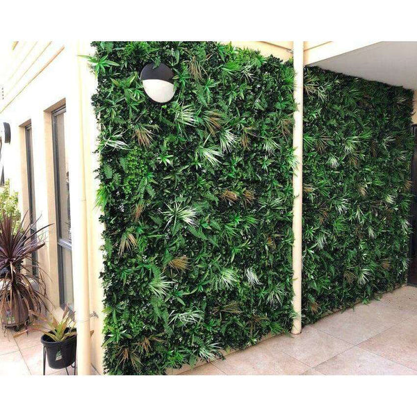 Wild Tropics Artificial Green Wall 1m x 1m - UVTEX Certified UV Resistant — gallery image 7